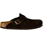 Birkenstock Hausschuh Boston Soft Footbed Mocha Narrow Unisex-Schuhgröße 45