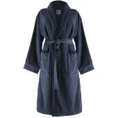 Essenza Connect Organic Uni Blau Bademantel S