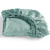 Cinderella Spannbettuch Sundays Mineral Green (Satin)-100 x 210 cm