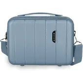 Movom Unisex. 5313963 ABS Kulturbeutel Wood blau (OSFA), Lässig, ABS/Polykarbonat