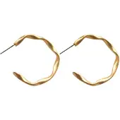Everneed Maya My Twist - Gold Creolen Ohrringe