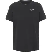 Nike W NSW CLUB SS TEE BLACK/WHITE