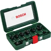 Bosch HM-Fräser-Set mit 8 mm Schaft, 12-teilig - 2607019466