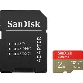 SanDisk Extreme, 2 TB, MicroSDXC, Klasse 10, UHS-I, 240 MB/s, 140 MB/s