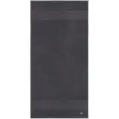 Lacoste Frottier Handtücher Lecroco Duschtuch 70x140 cm | bitume - grau