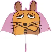 Playshoes Regenschirm mit Kopfhörer rosa 70 cm