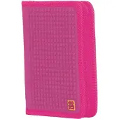 PIXIE CREW beutel mit Silikonseite und Pixeln fuchsia 19 cm lang