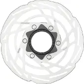 Jagwire Bremsscheibe Sport SR1 Centerlock 140mm