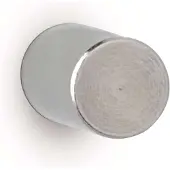 MAUL Neodym-Stabgreifmagnet , Haftkraft 2,4 kg, 4 Stück, Ø 10 x H 20 mm, Stahlgehäuse, hellsilber