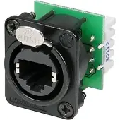 Neutrik NE8FDV-YK-B RJ45 Datensteckverbinder etherCon D Serie NE8FDV-YK-B Buchs