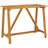 vidaXL Garten-Stehtisch 140x70x104 cm Akazie Massivholz