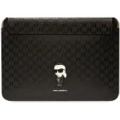 Karl Lagerfeld Sleeve KLCS16SAKHPKK 16" czarny/black Saffiano Monogram Ikonik