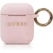 GUESS für AirPods Hülle Schutzhülle Cover Case Silikon Glitzer