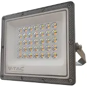 V-TAC VT-44030 LED-Scheinwerfer 30 W smd CCT 3IN1 mit austauschbaren LEDs, integriertem Treiber-IC, dunkelgraue Farbe – 23613