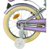 Volare Blossom Kinderfahrrad für Mädchen - 16 Zoll in Lila mit Zweihandbremsen