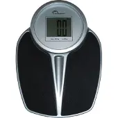 Little Balance Badezimmerwaage – – 8327 – PRO M 225 – Elektronische Waage – 225 kg / 1 kg – Schwarz/Silber