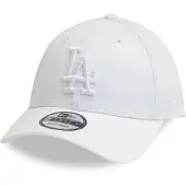 New Era Baseball Cap , Damen, weiß, Web, Baumwolle, unifarben, Caps Baseball Cap, mit festem Schirm, pflegeleicht, aus Baumwolle