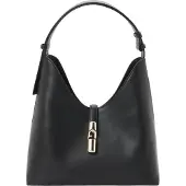 Furla Damenhandtasche, Umhängetasche, Modell Lumina Chic, aus echtem, gerüschtem Leder, elegant und vielseitig