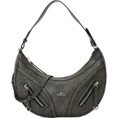 Replay Schultertasche Umhängetasche Shoulder Bag Washed Black anthrazit