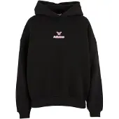FELICIOUS bequemer Damen Hoodie mit Baumwolle Schwarz