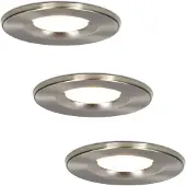 HOFTRONIC™ 3x LED Einbaustrahler Venezia 6W 650lm 2700K IP65 Edelstahl