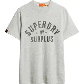 Superdry für Herren. M1012013A Surplus T-shirt grau (XXL), Lässig, Baumwolle, Kurzarm