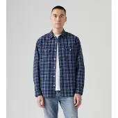 Levi's Jackson Worker Blairmore Indigo Yarndye Größe: S | Casual hemden Outlet | Herren | Blau