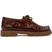 Camper für Herren. 15233-001 Bootsschuhe aus braunem Leder 15233 (40), Wohnung, Schnürsenkel, Lässig, Klassisch