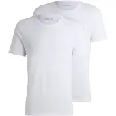 BOSS für Herren. 50479536 Packung mit zwei weißen Unterhemden (L), Heimtextilien, Baumwolle, Kurzarm