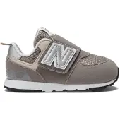 New Balance Unisex für Kinder. NW574V1 Turnschuhe 574 New-b grau (17), Wohnung, Klettverschluss, Lässig, Kinderbekleidung