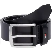 Tommy Hilfiger für Herren. AM0AM12297 Geschenkpaket Schwarzer Gürtel (95 cm), Lässig, Leder