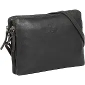 Mustang Leder Umhängetasche Catania Crossbody Bag Black schwarz