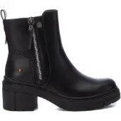 Refresh für Damen. 17199301-NEGRO Stiefelette 171993 schwarz (39), 5 bis 8 cm, Reißverschluss, Lässig