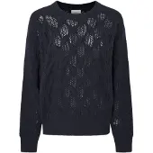 Pepe Jeans für Damen. PL702201 Hedra Crew Pullover navy (M), Lässig, Baumwolle, Nachhaltig, Marine