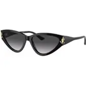 Jimmy Choo 0JC5019 Damen-Sonnenbrille Vollrand Cat Eye Acetat-Gestell, schwarz