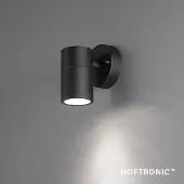 HOFTRONIC™ LED Wandleuchte 4W GU10 6500K IP44 Schwarz Dimmbar