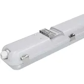 HOFTRONIC™ LED Feuchtraumleuchte 150cm doppelt max. 2x30W IP65 Grau