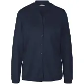 Goldner Kurzgröße: Strickset aus Jacke, Halbarmpullover in marine | Gr.: 24
