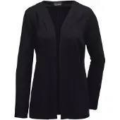 Goldner Schicke Crêpe-Longjacke in schwarz | Gr.: 42
