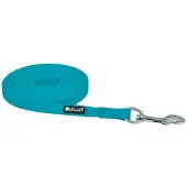 Petlando Schleppleine Trekking 20mm für Hunde Blau 5 m
