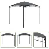 The Living Store Pavillon 3x3x2,65 m Anthrazit 180 g/m²