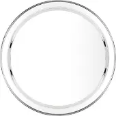 Olympia rundes Serviertablett Edelstahl 40,5cm