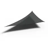 Platinum sun & shade Siena Garden Sonnensegel 3-Eck Coolfit , schwarz , Maße (cm): B: 500 H: 710