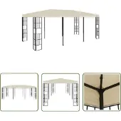 The Living Store Pavillon 3x6 m Creme