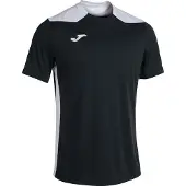 Joma Championship Vi Kurzarm-t-shirt Weiß,Schwarz S Frau Weiß,Schwarz S