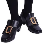 Haza Schuhschnallen, verziert, gold, Paar