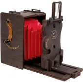JollyLook Vormontierte Pinhole Mini-Filmkamera, braun gefärbt