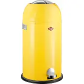 Wesco Tretabfalleimer 184631-19 KICKMASTER in LEMONYELLOW mit 33 Liter Volumen / Abfallsammler / Mülleimer