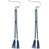 Everneed Nille Tassel Ohrringe - Faded Denim