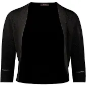 Vera Mont Strickjacke "Damen ohne Verschluss" 1 Stk. Glitzer